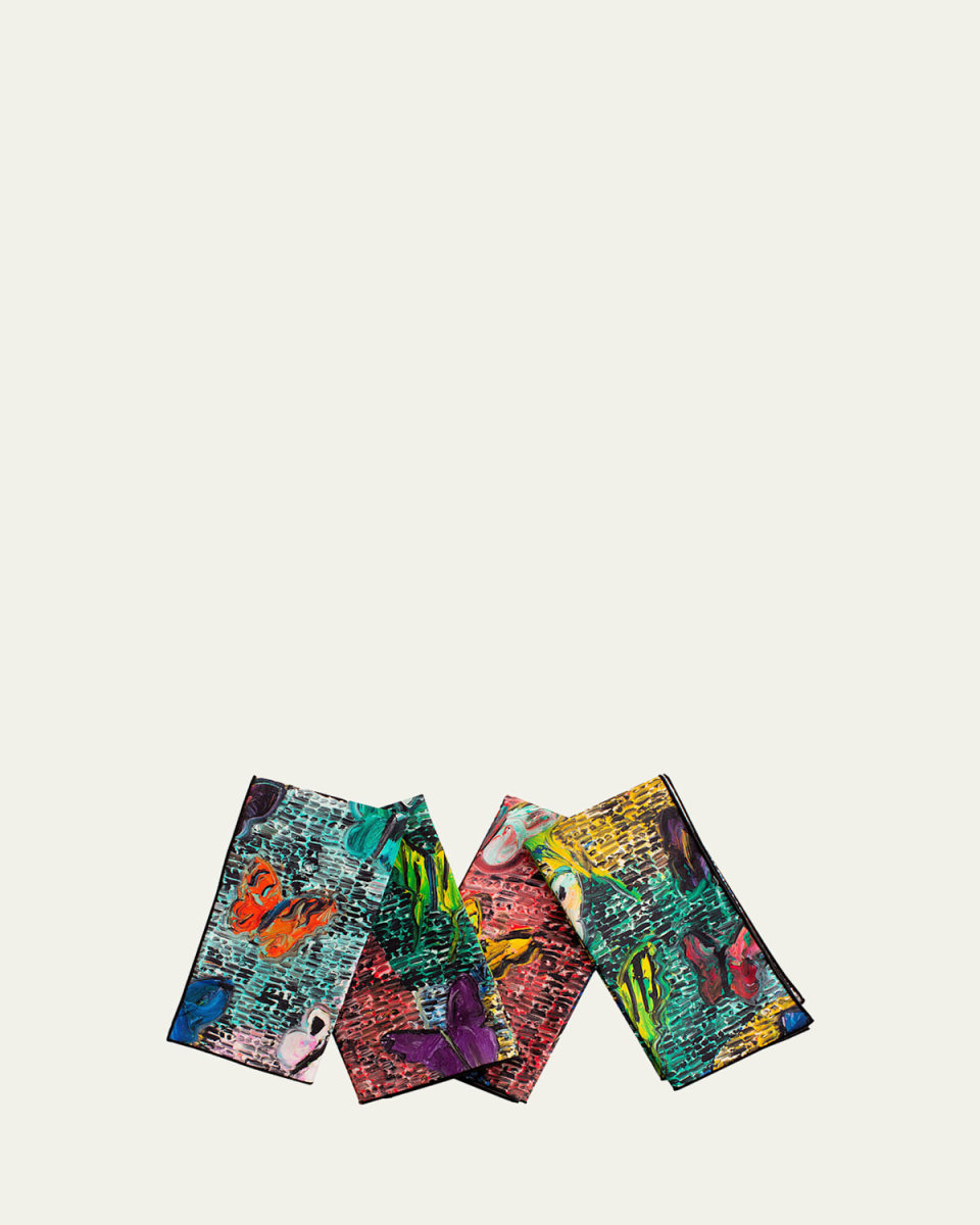 Butterflies And Guardians Cotton Dinner Napkin
